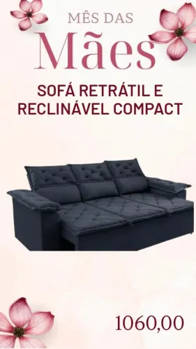 Sofá Retrátil Compact 
