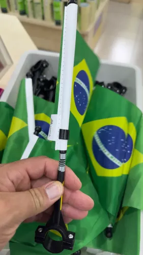 Bandeirinha do Brasil para moto