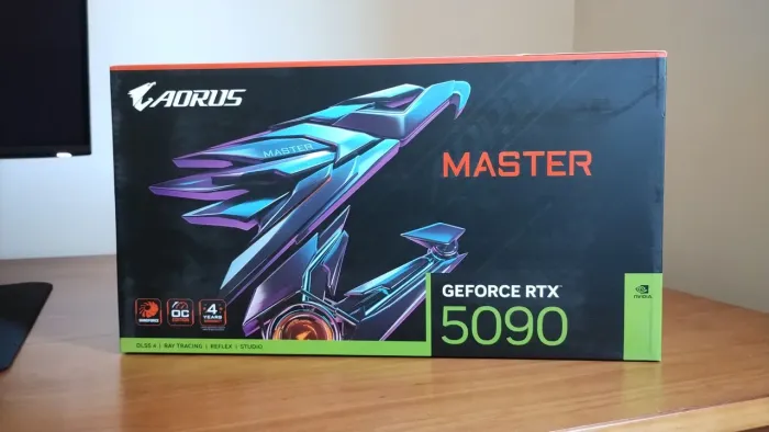 Placa de Vídeo RTX 5090 Aorus Master 32GB GDDR7 DLSS 4.5