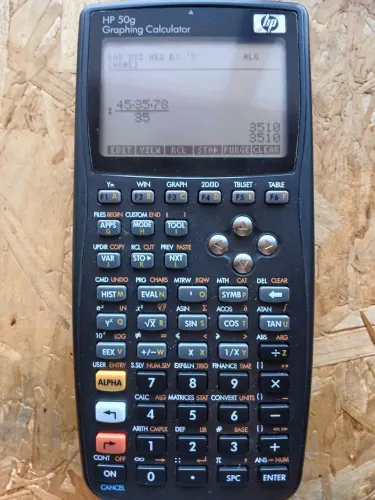 Calculadora HP 50g + case usados 