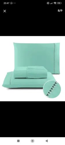 Lençol casal malha Queen