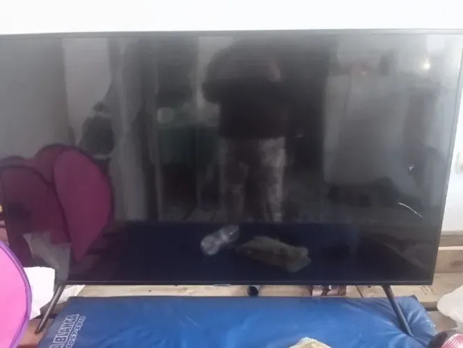 Samsung Smart TV 4K de 50 polegadas da linha NU7100.