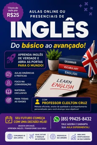 Aulas de inglês