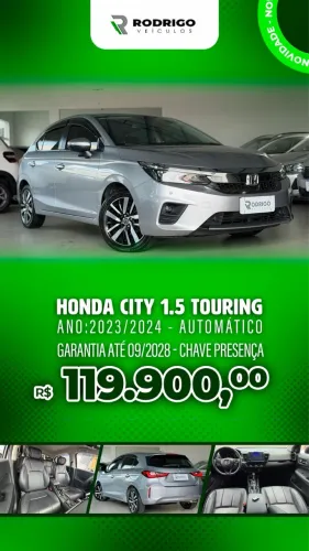 Honda City Hatchback Touring 1.5 Flex 16V Aut. 2024