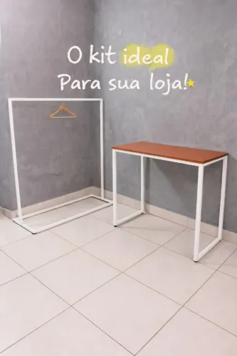 Kit Mesa Industrial e Arara