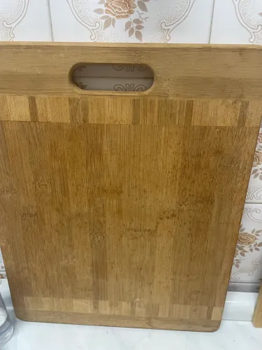 Tábua de carne bambu