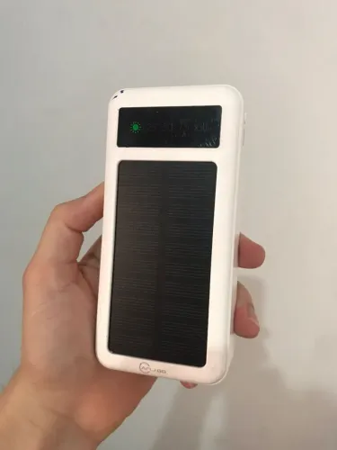Ventilador portatil mais carregador solar