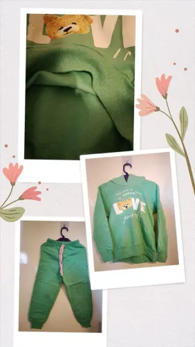 Conjunto de Moletom Infantil Menina Tamanho 3