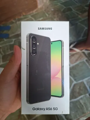 Celular a56 preto com caixa e nota fiscal