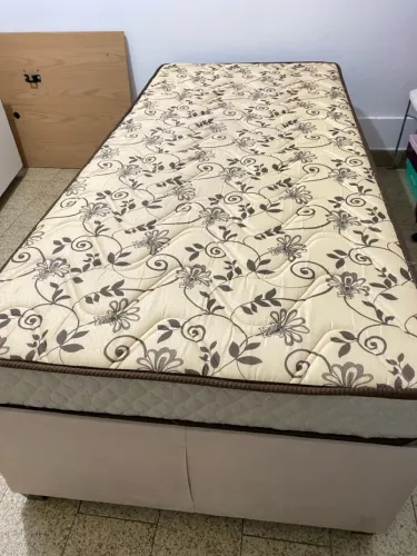 Cama box com colchão solteiro 