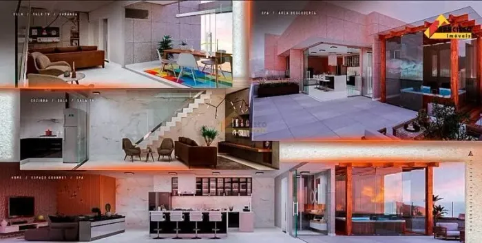 Apartamento Cobertura à venda, 4 quartos, 4 suítes, 3 vagas, Centro - Divinópolis/MG