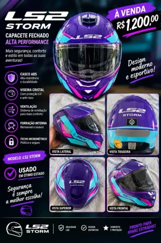 Capacete LS2 Storm