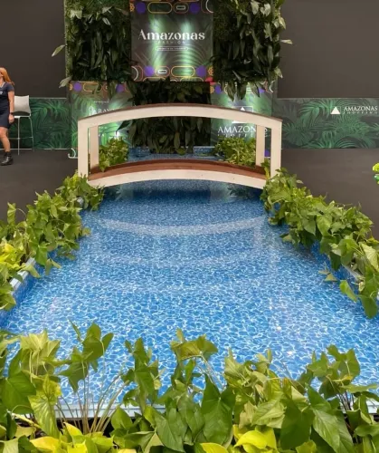 Construção de piscina