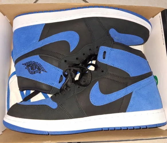Air Jordan 1 High OG Royal Re-Imagined -Camurça premium