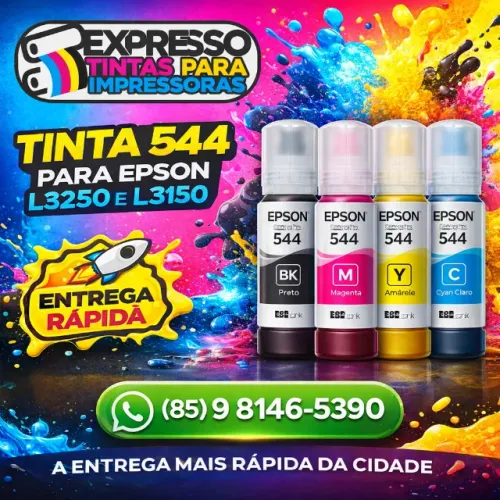 Tinta Epson 544 L3250 L3150 Dentre Outras. Fale Conosco. Entregamos Em Domicílio