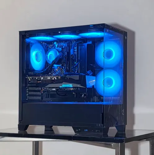 Pc gamer Ryzen 5 5600 + Rx 7600 8gb + 16gb ram + 512gb / Troco e parcelo