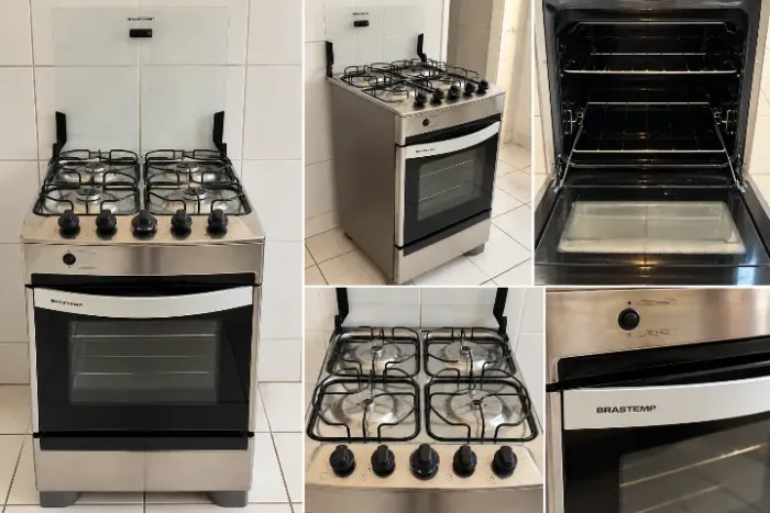 FOGÃO BRASTEMP - 4 BOCAS - R$ 800,00