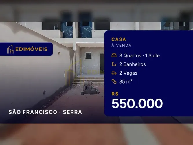 Oportunidade: Casa com 1 suíte e quintal em São Francisco, ideal para sua família!