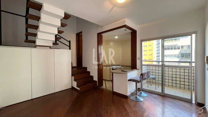 Flat à venda, 1 quarto, 1 suíte, 1 vaga, Lourdes - Belo Horizonte/MG