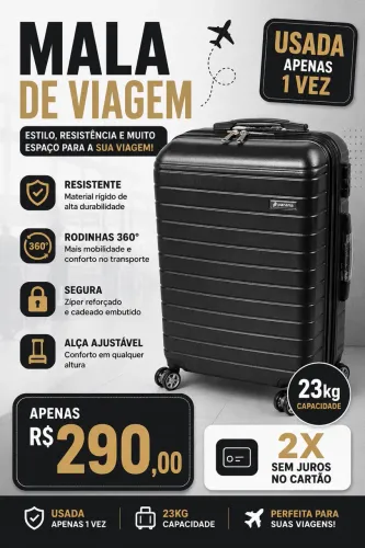 Mala de viagem 23kg