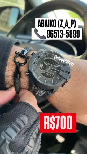 Relógio Diesel 10 BAR Digital e Analógico - NUNCA USADO