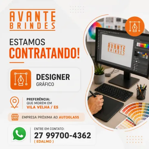 VAGA: DESIGNER GRAFICO