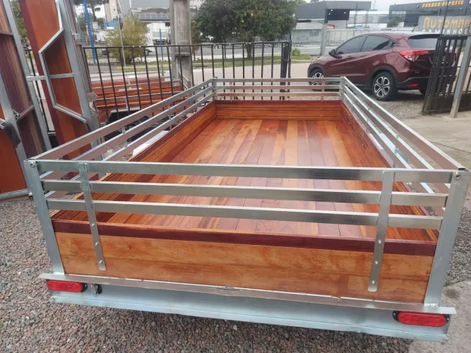 Carretinhas Reboques novas de fábrica 3 X 150 X 50 Grade alta