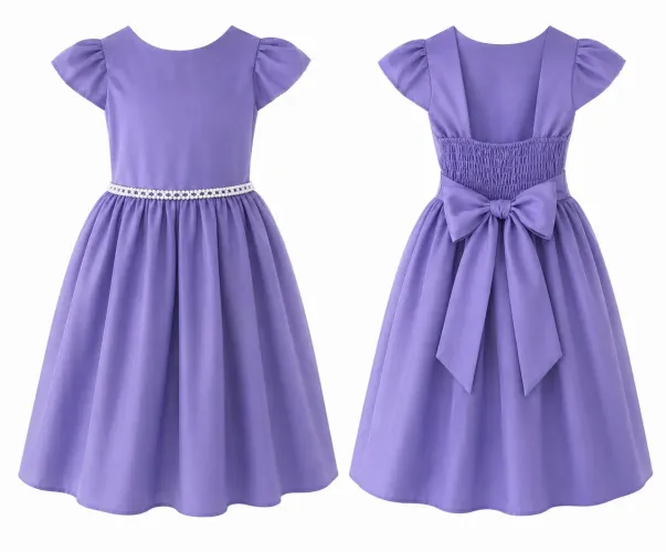 Vestido Infantil lilás 