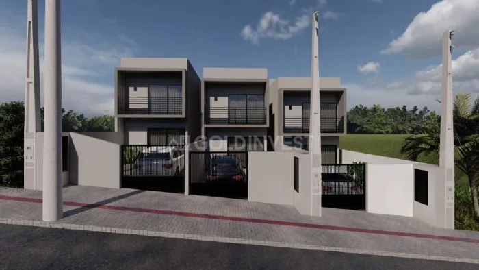 Casa na planta á venda com 2 quartos no bairro Cedro Alto em Brusque