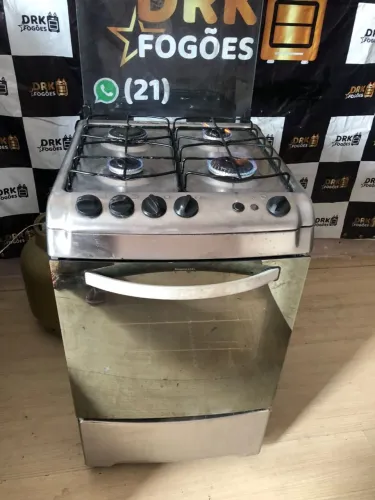 Fogão Eletrolux touch inox lindo automático 