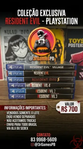 Coleção Resident evil Ps4