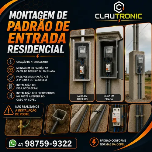 Medidor de Energia Residencial Padrão Copel 