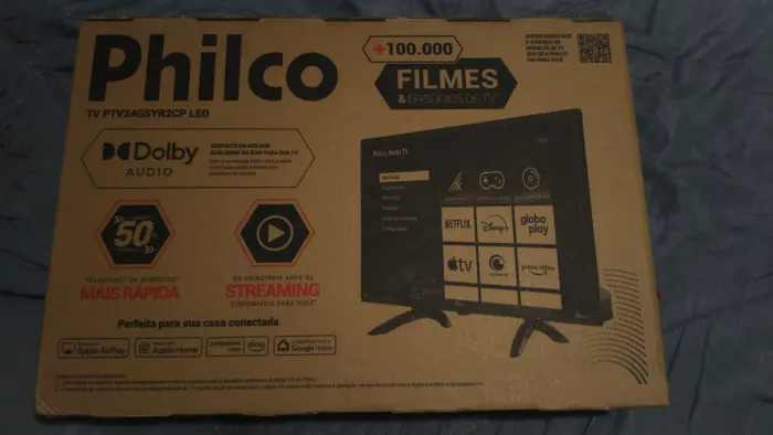 Smart TV Philco 24? LED Roku - NOVA E LACRADA! ?