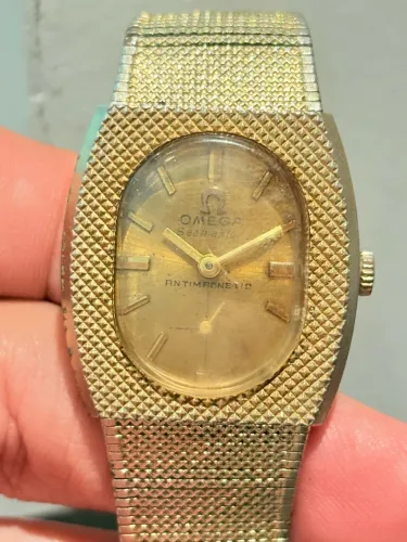 Relógio Antigo Omega Seamaster Antimagnetic Vintage Feminino / Unissex