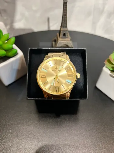 Relógio Masculino Pallyjane Dourado 