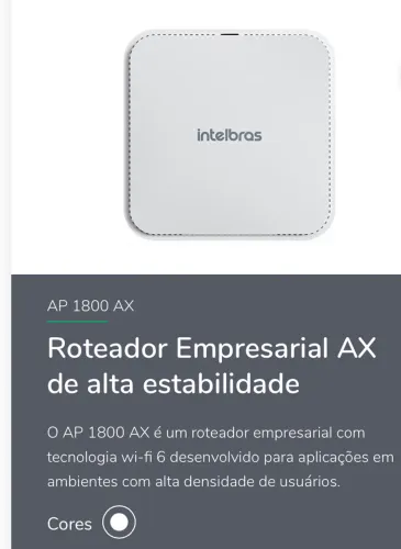Access point Ap 1800 ac Intelbras 