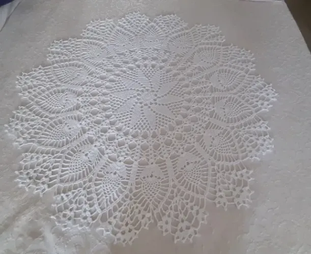 toalha de mesa / centro de mesa em croche