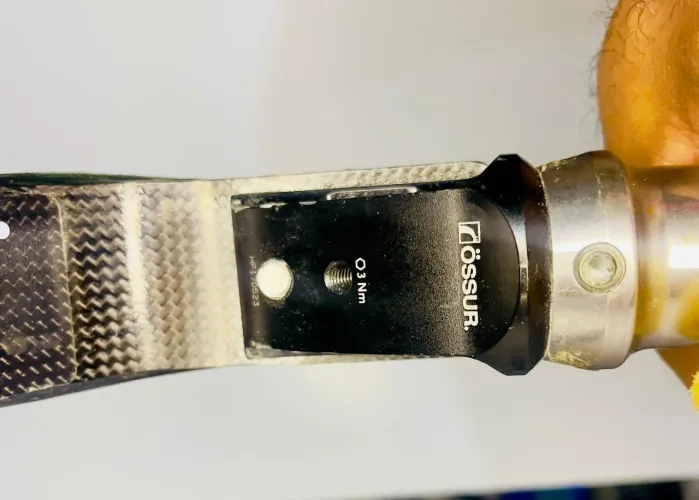 Prótese Transtibial Össur Balance Foot Fibra de Carbono Nova Nº 37 Direita