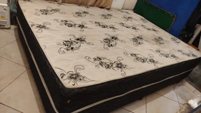 Cama box Casal - Aceito Cartão