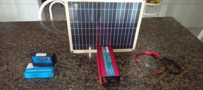 Kit Solar - Inversor, placa e controlador