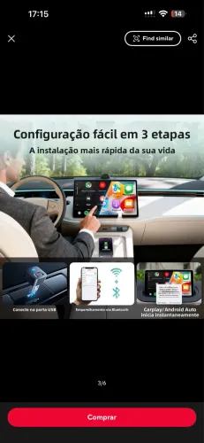 Adaptador Ottocast Android Auto e Apple Carplay sem fio