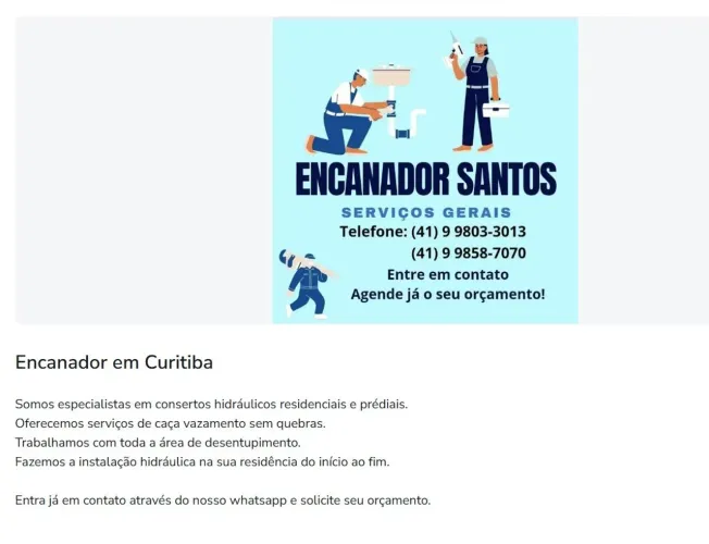 Encanador  eletricista localização de vazamentos ocultos 