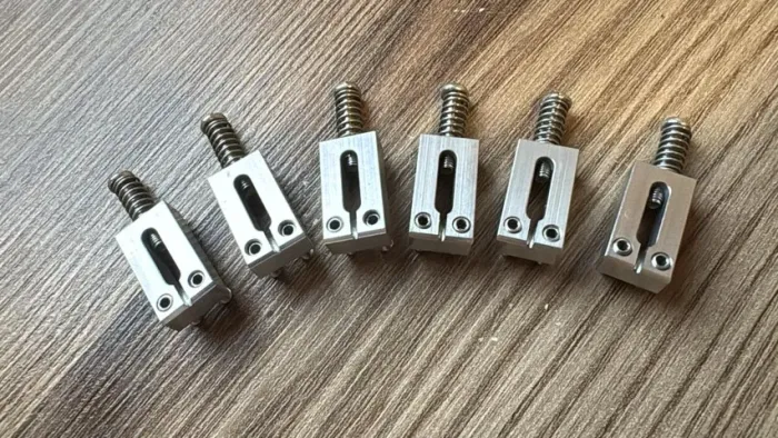 Saddles de INOX para guitarra (estilo Modern)