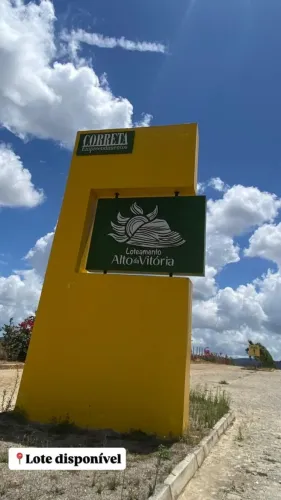 Terreno no Loteamento Alto da Vitória 