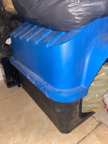 Só esta bem suja mantenho guardado depois que pedir meu cachorro