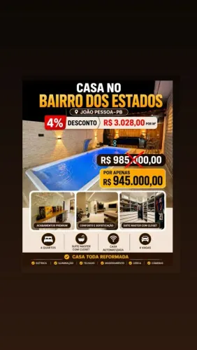 CASA REFORMADA E AUTOMATIZADA NO BAIRRO DOS ESTADOS