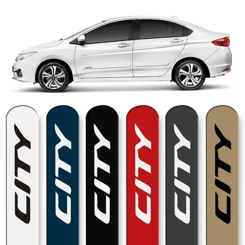 Friso lateral Honda City 2009 A 2021 todas as cores 04 Pçs