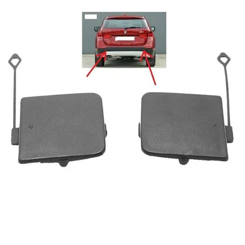 Par Tampa Reboque Parachoque Traseiro Bmw X1 2010 2011 2012