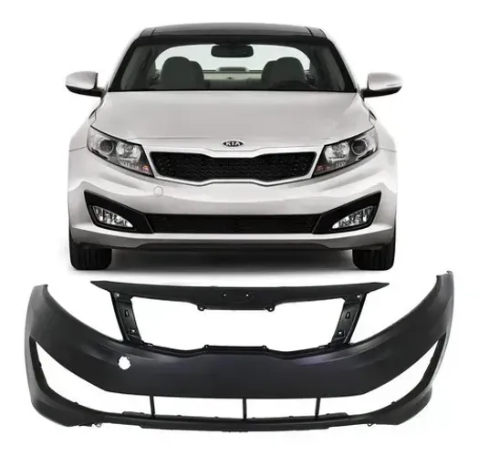 Parachoque Dianteiro Kia Optima 2013 / 2014 - Preto Liso - FPI