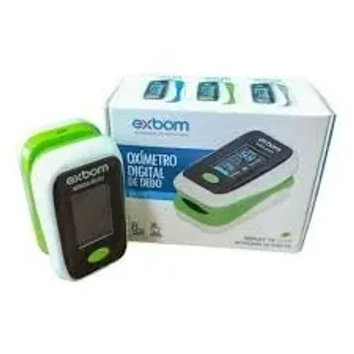Oxímetro Com Tela Oled SPO2 e Cardíaca Exbom 03523 - OX-P52